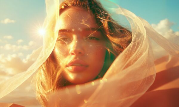 Ethereal Portrait of Young Woman